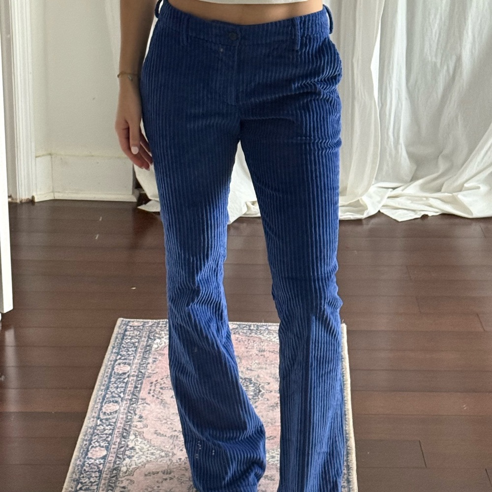 Blue Corduroy Pants